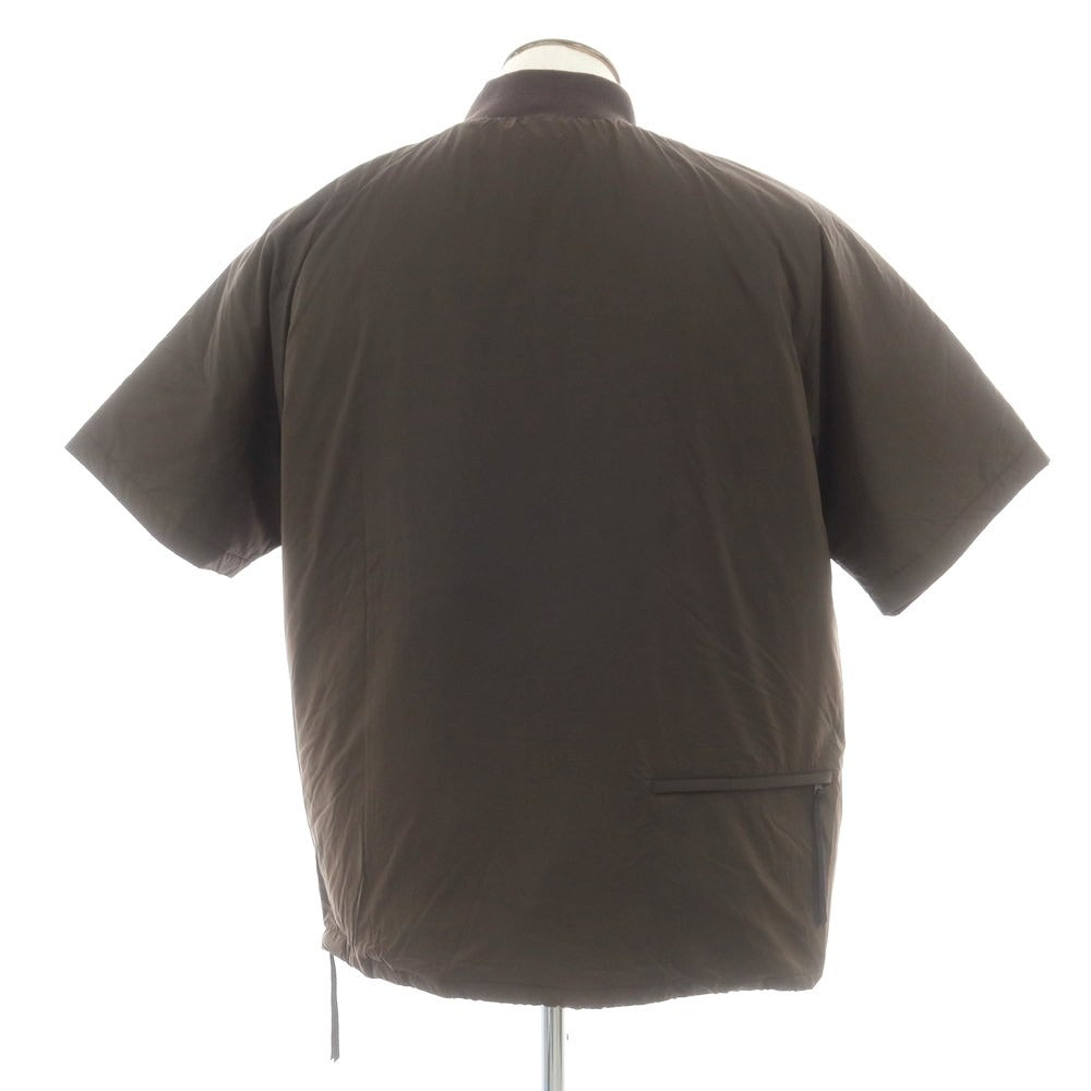 【中古】ノルディスク Nordisk ナイロン 中綿入り 半袖プルオーバー ダークカーキ【 Ｌ 】【 状態ランクC 】【 メンズ 】
