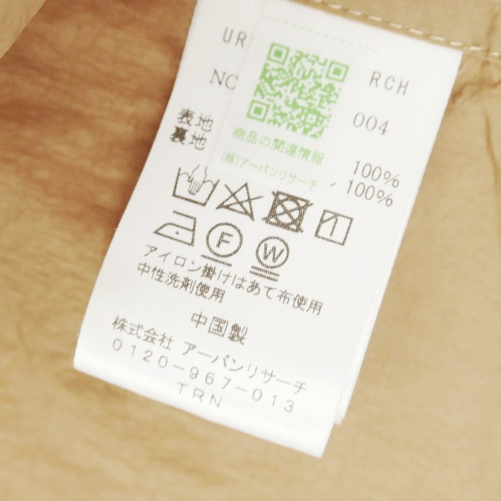 [Used] URBAN RESEARCH Nylon Balmacaan Coat Beige [M] [Condition Rank B] [Men&