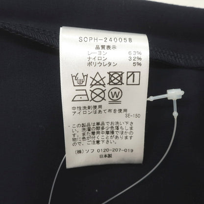 【中古】ソフネット SOPHNET. ストレッチ レーヨンナイロン クルーネック 半袖Ｔシャツ ネイビー【 XL 】【 状態ランクB 】【 メンズ 】