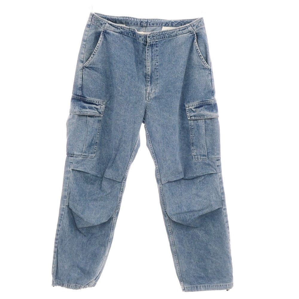【中古】ビームス BEAMS JAPAN コットン カーゴ デニムパンツ ブルー【 XL 】【 状態ランクB 】【 メンズ 】