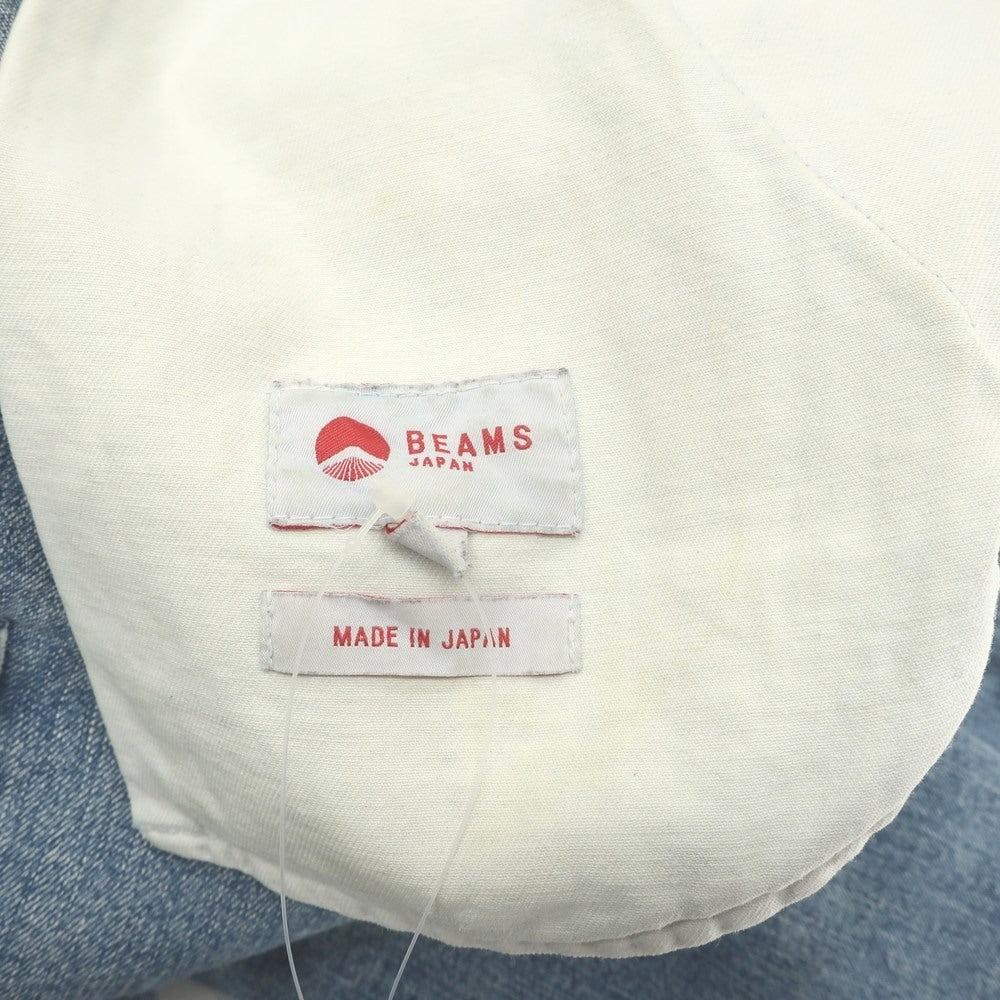 【中古】ビームス BEAMS JAPAN コットン カーゴ デニムパンツ ブルー【 XL 】【 状態ランクB 】【 メンズ 】