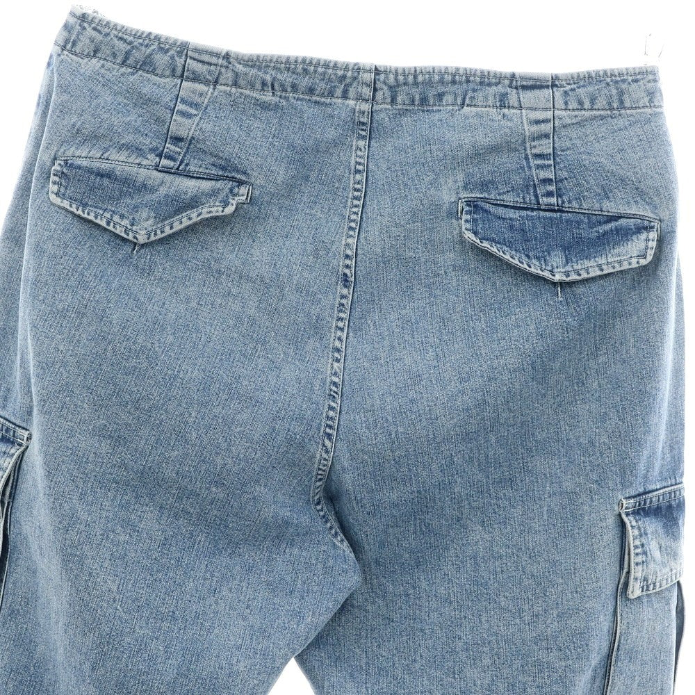 【中古】ビームス BEAMS JAPAN コットン カーゴ デニムパンツ ブルー【 XL 】【 状態ランクB 】【 メンズ 】