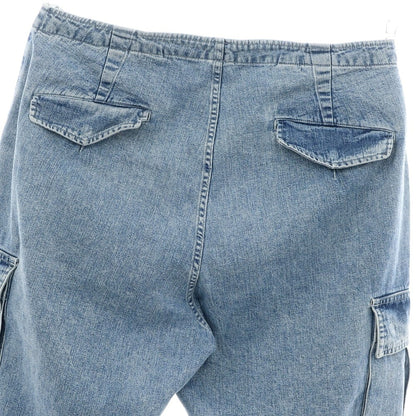 【中古】ビームス BEAMS JAPAN コットン カーゴ デニムパンツ ブルー【 XL 】【 状態ランクB 】【 メンズ 】