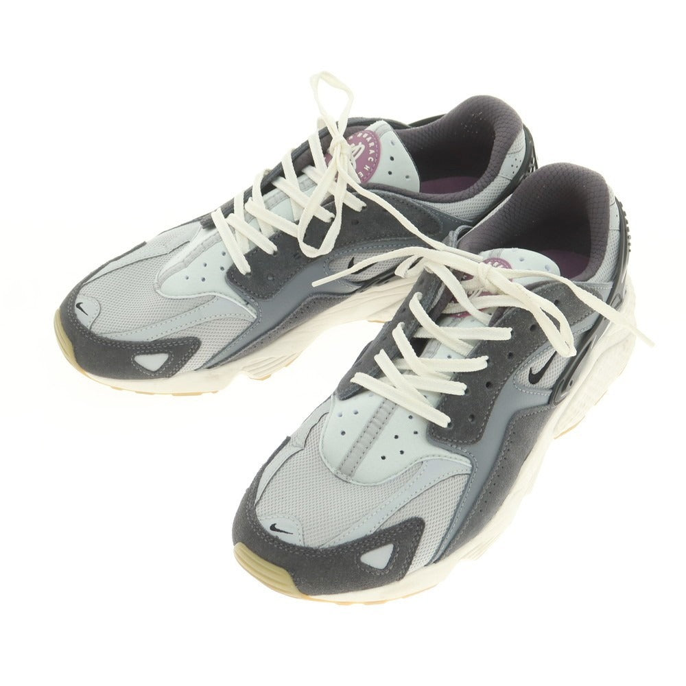 【中古】ナイキ NIKE AIR HUARACHE RUNNER スニーカー グレーxペールブルー【 27.5cm 】【 状態ランクB 】【 メンズ 】