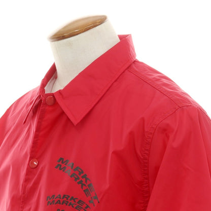【中古】コムデギャルソン COMME des GARCONS 2024年秋冬 ナイロン コーチジャケット ブルゾン レッド【 M 】【 状態ランクB 】【 ユニセックス 】