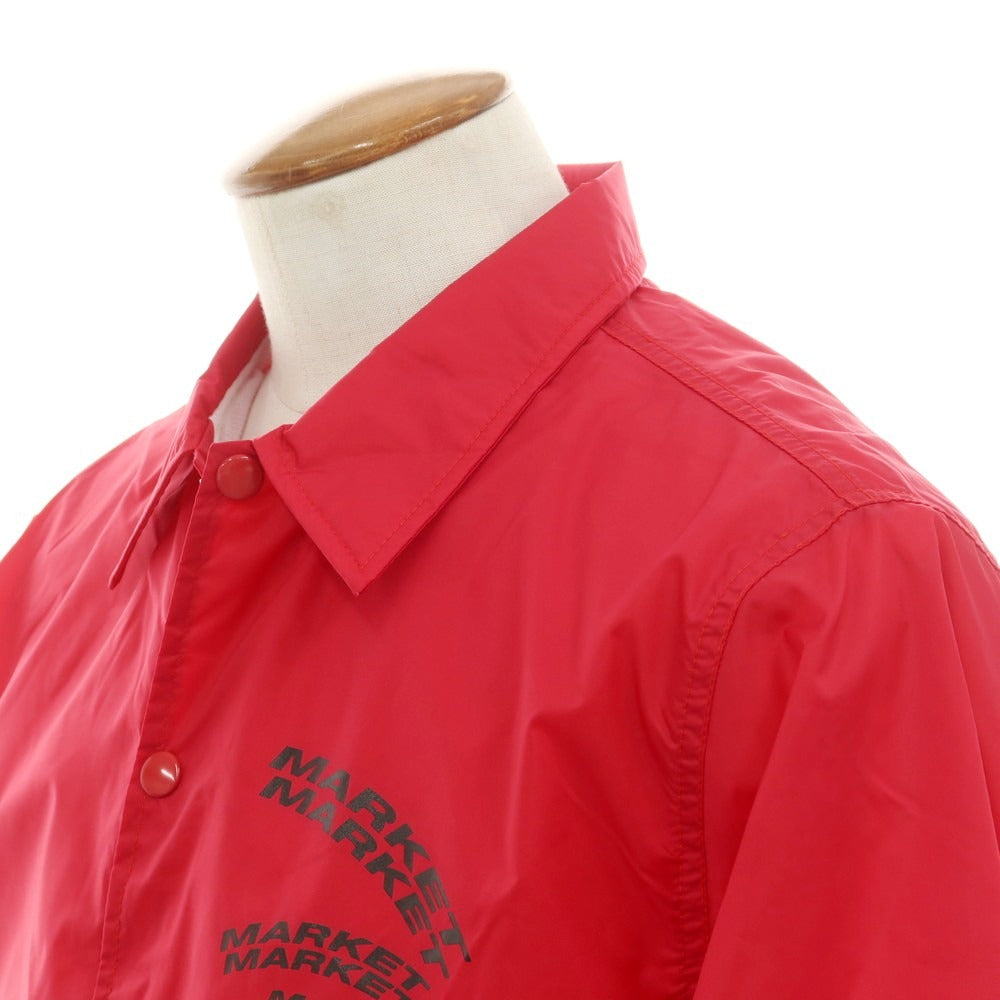 【中古】コムデギャルソン COMME des GARCONS 2024年秋冬 ナイロン コーチジャケット ブルゾン レッド【 M 】【 状態ランクA 】【 ユニセックス 】