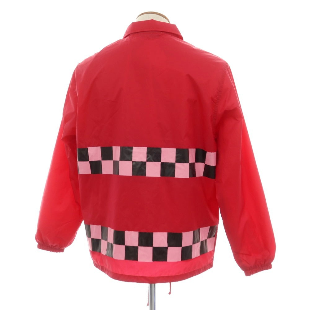 【中古】コムデギャルソン COMME des GARCONS 2024年秋冬 ナイロン コーチジャケット ブルゾン レッド【 M 】【 状態ランクA 】【 ユニセックス 】
