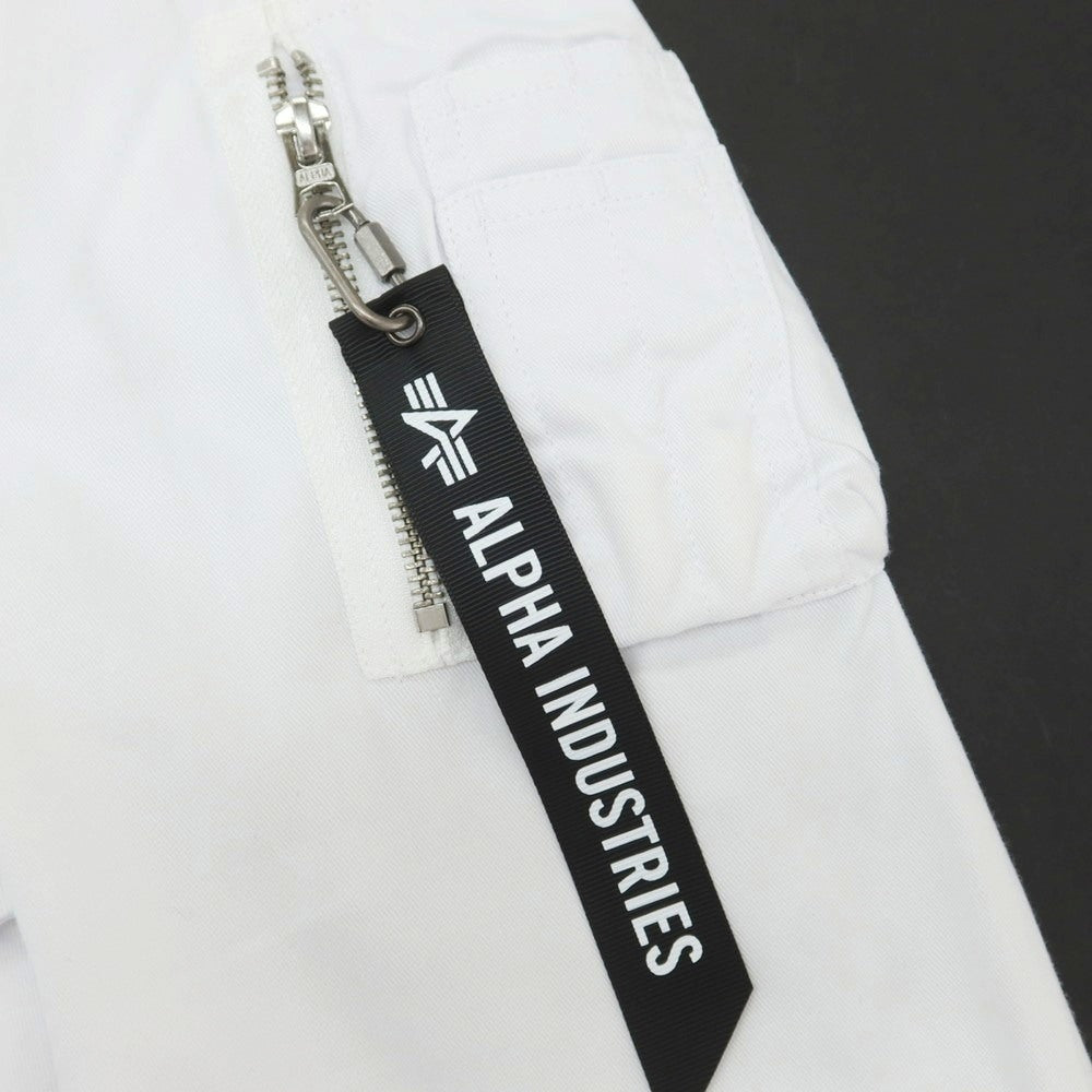 【中古】シーディージー ＣＤＧ × Alpha ポリエステルコットン モッズコート ホワイト【 S 】【 状態ランクA 】【 ユニセックス 】