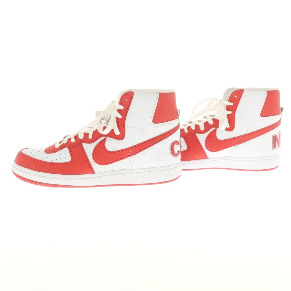 【中古】コムデギャルソンオムプリュス COMME des GARCONS HOMME PLUS × NIKE 2023年春夏 TERMINATOR スニーカー ホワイトxレッド【 29cm 】【 状態ランクA 】【 メンズ 】[EPD]