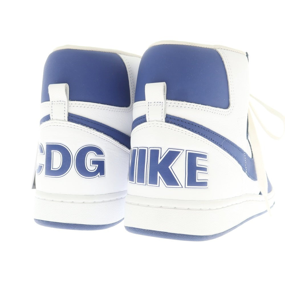 【中古】コムデギャルソンオムプリュス COMME des GARCONS HOMME PLUS × NIKE 2023年春夏 TERMINATOR スニーカー ホワイトxブルー【 28cm 】【 状態ランクA 】【 メンズ 】[EPD]