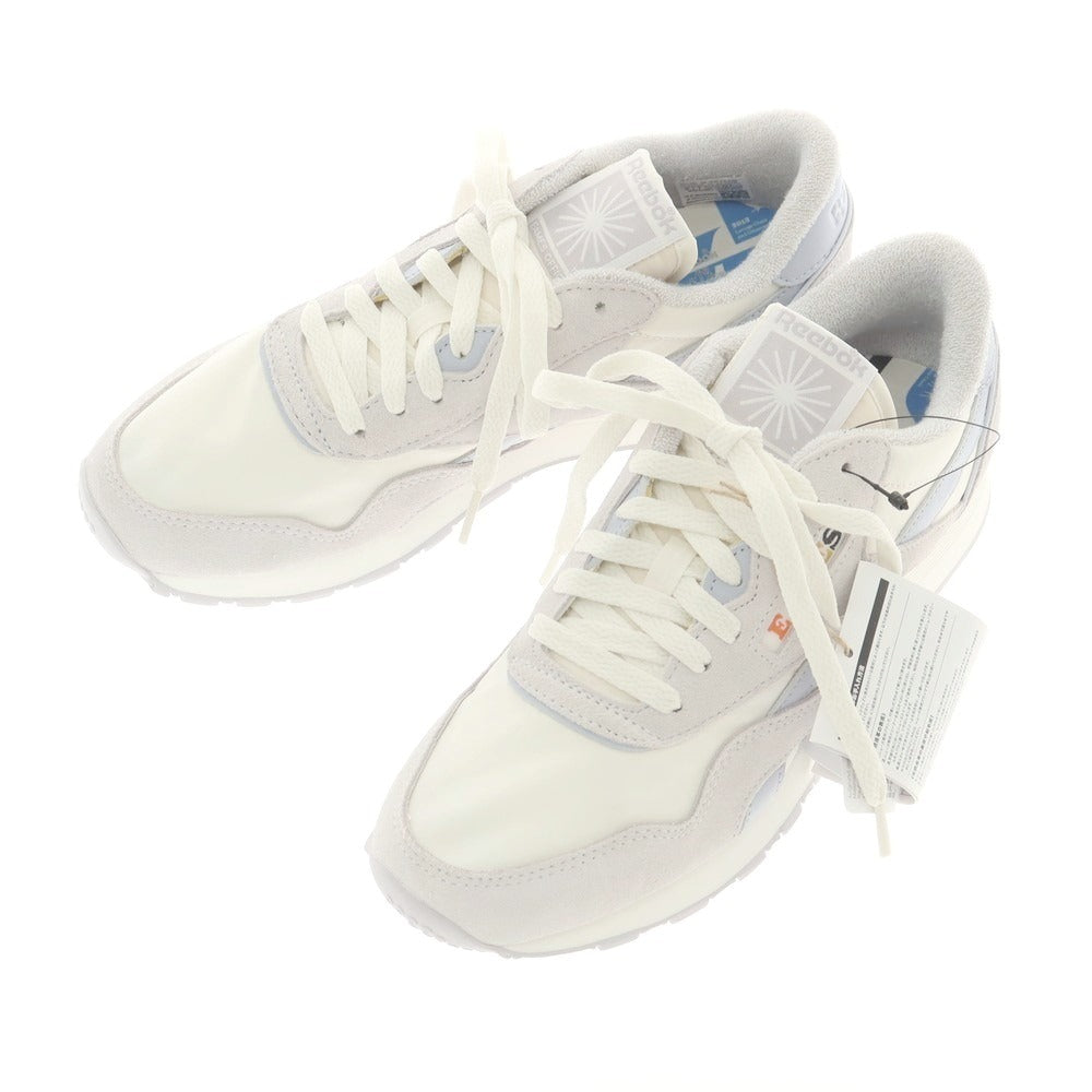 【中古】【未使用】リーボック Reebok × EAMES OFFICE Classic NYLON スニーカー オフホワイト【 US8 】【 状態ランクS 】【 メンズ 】