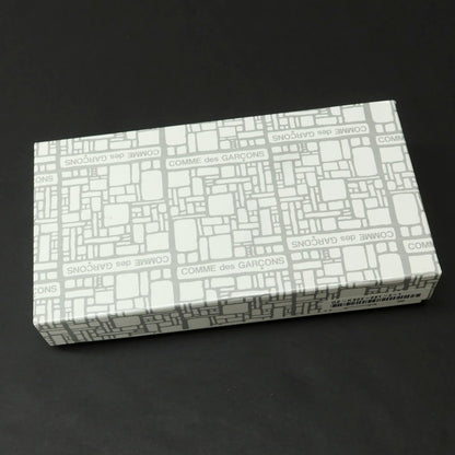 【中古】コムデギャルソン COMME des GARCONS レザー 長財布 ブラックxシルバー【 状態ランクA 】【 ユニセックス 】