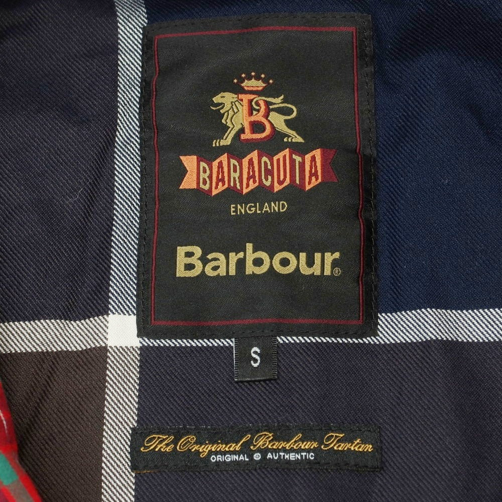 【中古】バブアー Barbour × BARACUTA ポリエステルコットン 中綿入り ジャケット ブルゾン ベージュ【 サイズＳ 】【 状態ランクB 】【 メンズ 】 [CPD]