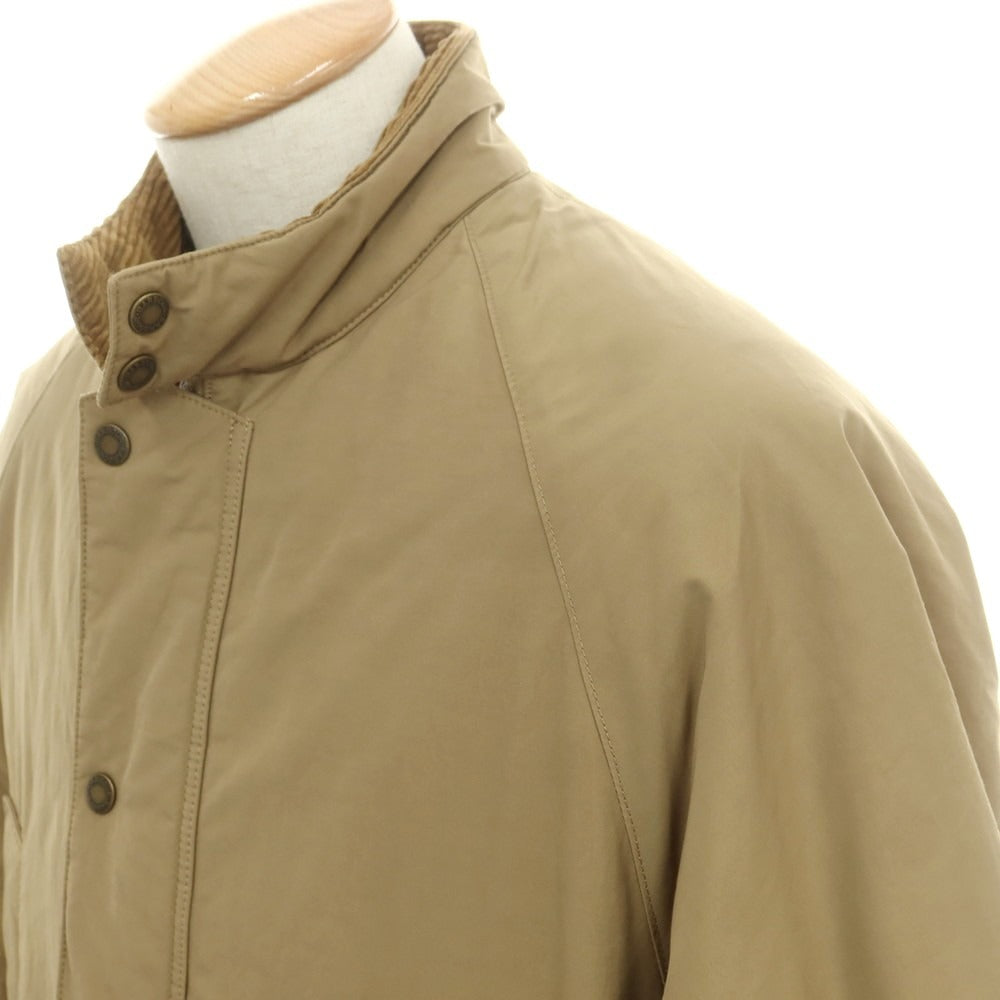 【中古】バブアー Barbour × BARACUTA ポリエステルコットン 中綿入り ジャケット ブルゾン ベージュ【 サイズＳ 】【 状態ランクB 】【 メンズ 】 [CPD]