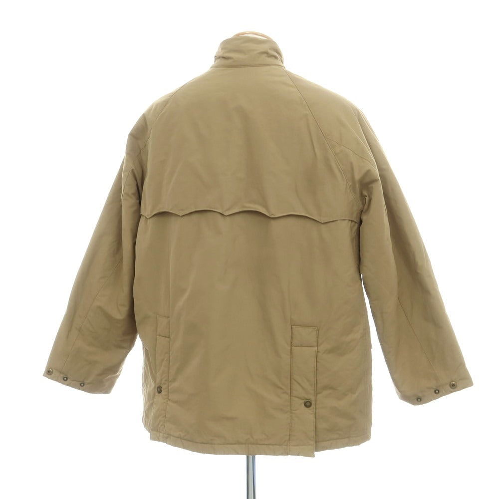 【中古】バブアー Barbour × BARACUTA ポリエステルコットン 中綿入り ジャケット ブルゾン ベージュ【 サイズＳ 】【 状態ランクB 】【 メンズ 】 [CPD]
