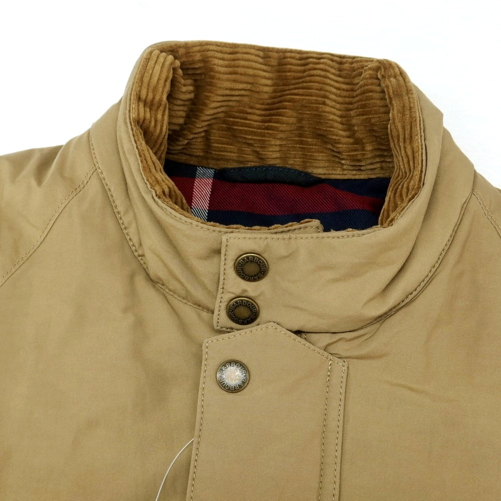 【中古】バブアー Barbour × BARACUTA ポリエステルコットン 中綿入り ジャケット ブルゾン ベージュ【 サイズＳ 】【 状態ランクB 】【 メンズ 】 [CPD]