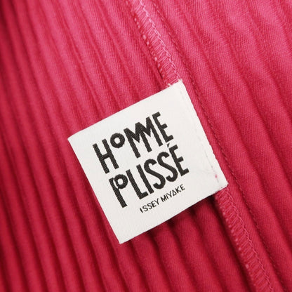 【中古】オム プリッセ イッセイミヤケ HOMME PLISSE ISSEY MIYAKE 2024年秋冬 プリーツ 2B カジュアルジャケット ダークローズピンク【 表記なし（L位） 】【 状態ランクA 】【 メンズ 】 [APD]