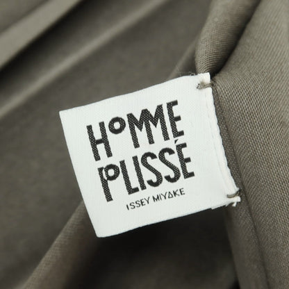 【中古】オム プリッセ イッセイミヤケ HOMME PLISSE ISSEY MIYAKE プリーツ加工 ブルゾン グレイッシュカーキ【 表記なし（L位） 】【 状態ランクA 】【 メンズ 】