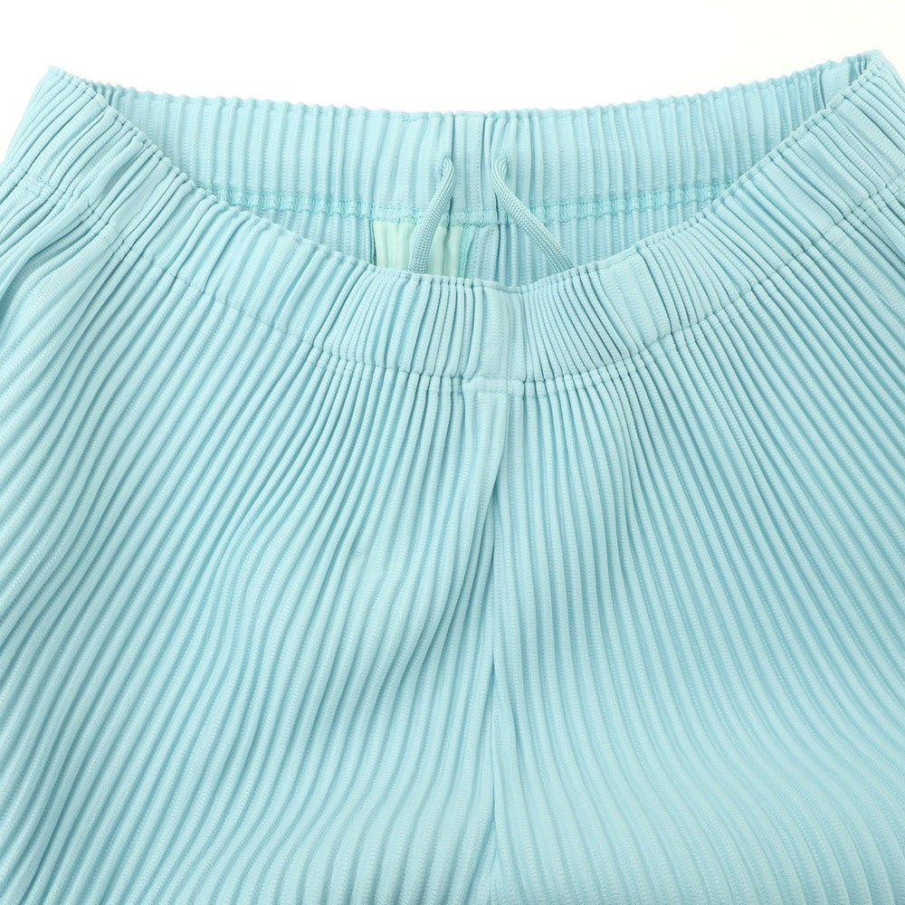 【中古】オム プリッセ イッセイミヤケ HOMME PLISSE ISSEY MIYAKE 2024年秋冬 プリーツ イージーパンツ ライトブルー【 表記なし（L位） 】【 状態ランクA 】【 メンズ 】 [APD]