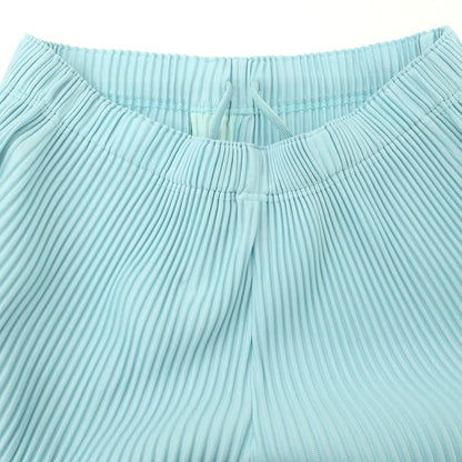 【中古】オム プリッセ イッセイミヤケ HOMME PLISSE ISSEY MIYAKE 2024年秋冬 プリーツ イージーパンツ ライトブルー【 表記なし（L位） 】【 状態ランクA 】【 メンズ 】 [APD]