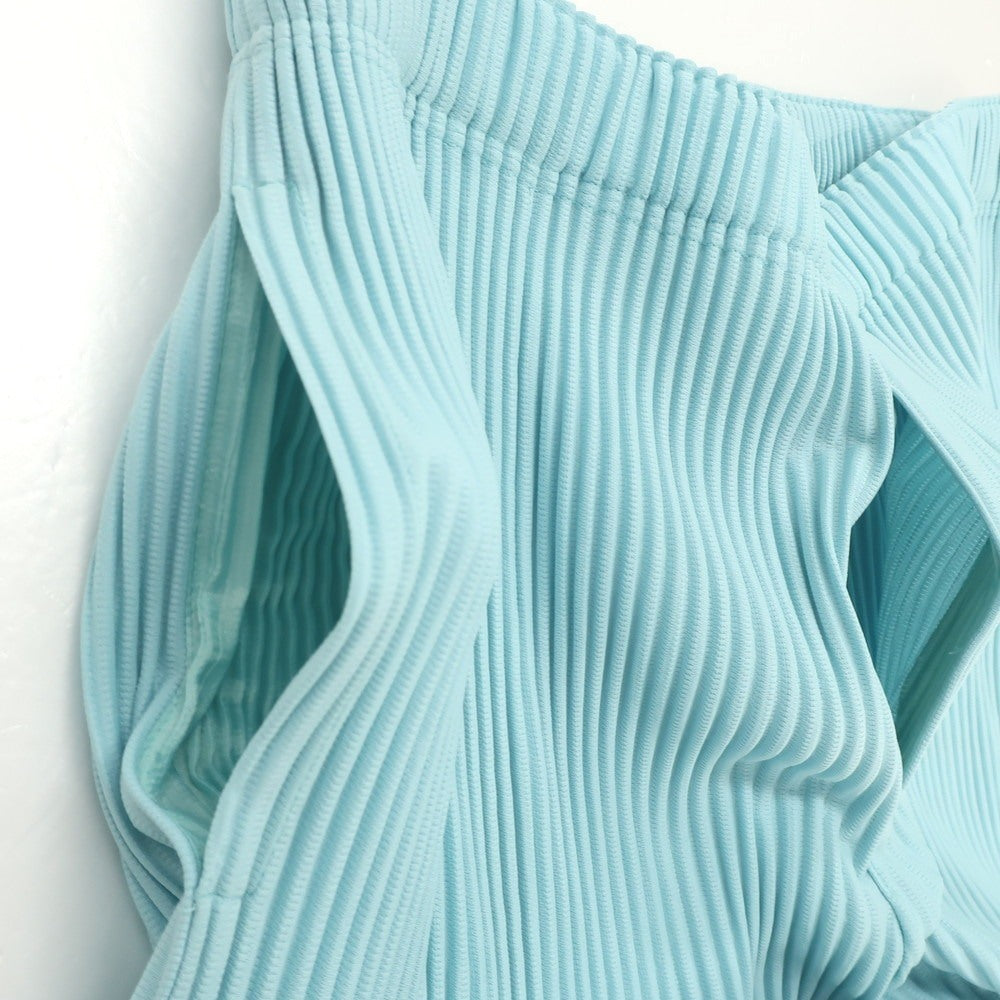 【中古】オム プリッセ イッセイミヤケ HOMME PLISSE ISSEY MIYAKE 2024年秋冬 プリーツ イージーパンツ ライトブルー【 表記なし（L位） 】【 状態ランクA 】【 メンズ 】 [APD]