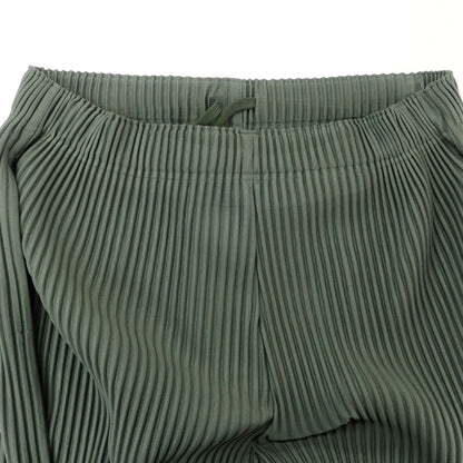 【中古】オム プリッセ イッセイミヤケ HOMME PLISSE ISSEY MIYAKE 2024年秋冬 プリーツ イージーパンツ セージグリーン系【 表記なし（L位） 】【 状態ランクA 】【 メンズ 】 [APD]