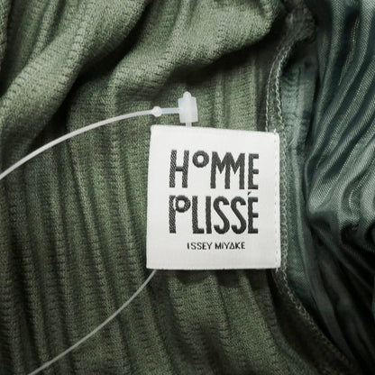 【中古】オム プリッセ イッセイミヤケ HOMME PLISSE ISSEY MIYAKE 2024年秋冬 プリーツ イージーパンツ セージグリーン系【 表記なし（L位） 】【 状態ランクA 】【 メンズ 】 [APD]