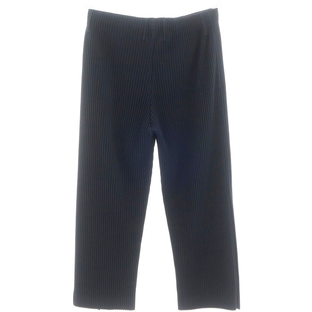 【中古】オム プリッセ イッセイミヤケ HOMME PLISSE ISSEY MIYAKE 2024年秋冬 プリーツ イージーパンツ ネイビー【 表記なし（L位） 】【 状態ランクA 】【 メンズ 】 [APD]