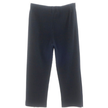【中古】オム プリッセ イッセイミヤケ HOMME PLISSE ISSEY MIYAKE 2024年秋冬 プリーツ イージーパンツ ネイビー【 表記なし（L位） 】【 状態ランクA 】【 メンズ 】 [APD]