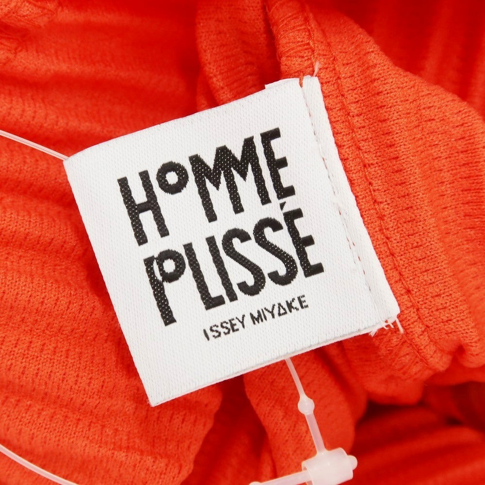 【中古】オム プリッセ イッセイミヤケ HOMME PLISSE ISSEY MIYAKE 2024年秋冬 プリーツ オールインワン ツナギ オレンジ【 表記なし（L位） 】【 状態ランクB 】【 メンズ 】