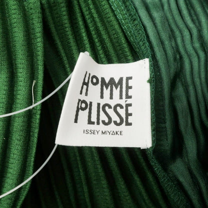 【中古】オム プリッセ イッセイミヤケ HOMME PLISSE ISSEY MIYAKE 2024年秋冬 プリーツ イージーパンツ グリーン【 表記なし（L位） 】【 状態ランクA 】【 メンズ 】
