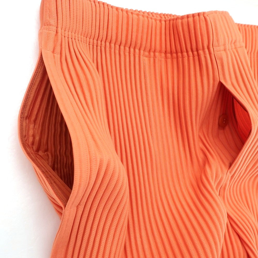 【中古】オム プリッセ イッセイミヤケ HOMME PLISSE ISSEY MIYAKE 2024年秋冬 プリーツ イージーパンツ オレンジ【 表記なし（L位） 】【 状態ランクA 】【 メンズ 】 [BPD]