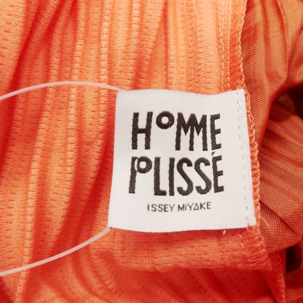 【中古】オム プリッセ イッセイミヤケ HOMME PLISSE ISSEY MIYAKE 2024年秋冬 プリーツ イージーパンツ オレンジ【 表記なし（L位） 】【 状態ランクA 】【 メンズ 】 [BPD]