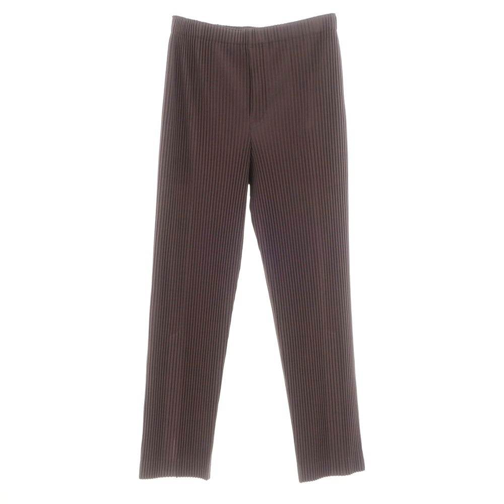【中古】オム プリッセ イッセイミヤケ HOMME PLISSE ISSEY MIYAKE 2024年秋冬 プリーツ イージーパンツ スレートバイオレット【 表記なし（L位） 】【 状態ランクA 】【 メンズ 】