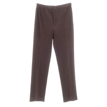 【中古】オム プリッセ イッセイミヤケ HOMME PLISSE ISSEY MIYAKE 2024年秋冬 プリーツ イージーパンツ スレートバイオレット【 表記なし（L位） 】【 状態ランクA 】【 メンズ 】 [BPD]