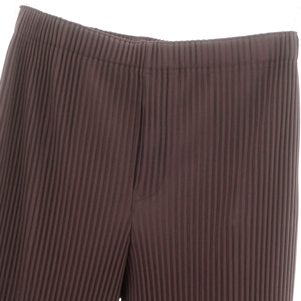 【中古】オム プリッセ イッセイミヤケ HOMME PLISSE ISSEY MIYAKE 2024年秋冬 プリーツ イージーパンツ スレートバイオレット【 表記なし（L位） 】【 状態ランクA 】【 メンズ 】