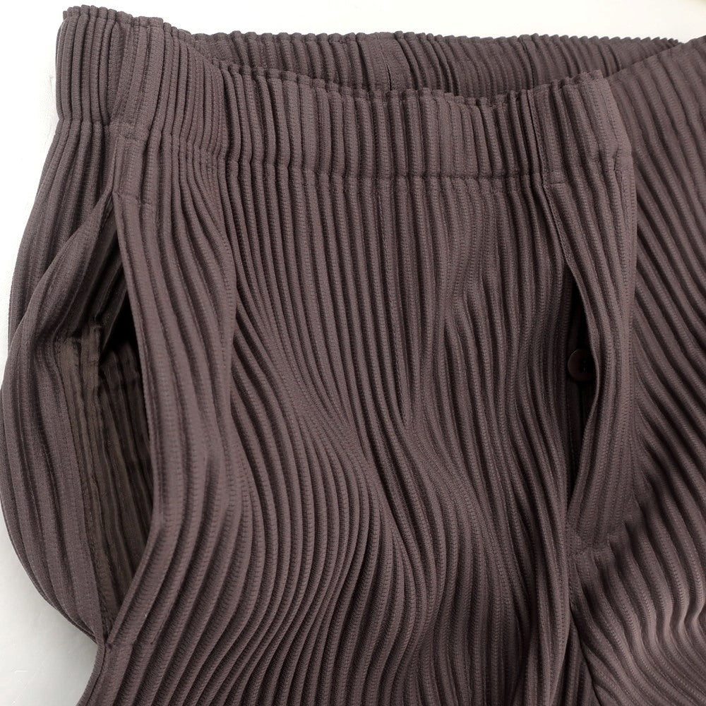 【中古】オム プリッセ イッセイミヤケ HOMME PLISSE ISSEY MIYAKE 2024年秋冬 プリーツ イージーパンツ スレートバイオレット【 表記なし（L位） 】【 状態ランクA 】【 メンズ 】 [BPD]