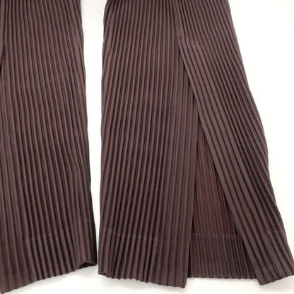 【中古】オム プリッセ イッセイミヤケ HOMME PLISSE ISSEY MIYAKE 2024年秋冬 プリーツ イージーパンツ スレートバイオレット【 表記なし（L位） 】【 状態ランクA 】【 メンズ 】 [BPD]