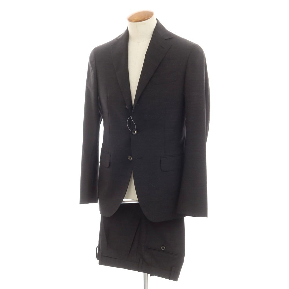 【中古】サルトリオ Sartorio Basic Suit ウール 3つボタンスーツ チャコールグレー系【 46 】【 状態ランクB 】【 メンズ 】