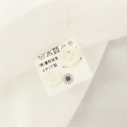 【中古】ジャンネット giannetto コットン ホリゾンタルカラー ドレスシャツ ホワイト【 39 】【 状態ランクB 】【 メンズ 】