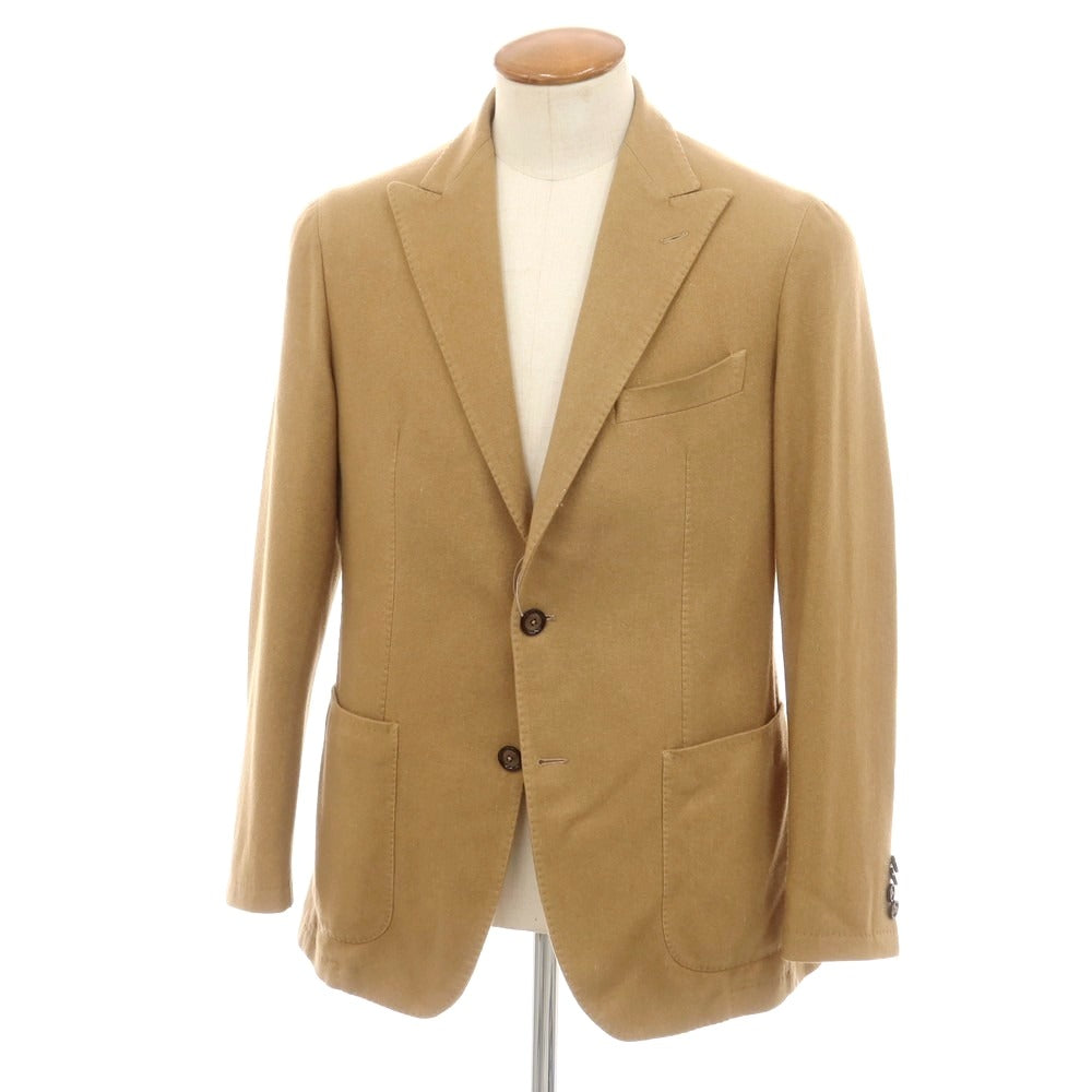 【中古】タリアトーレ TAGLIATORE カシミヤ ダブル テーラードジャケット ダークベージュ【 48 】【 状態ランクA 】【 メンズ 】