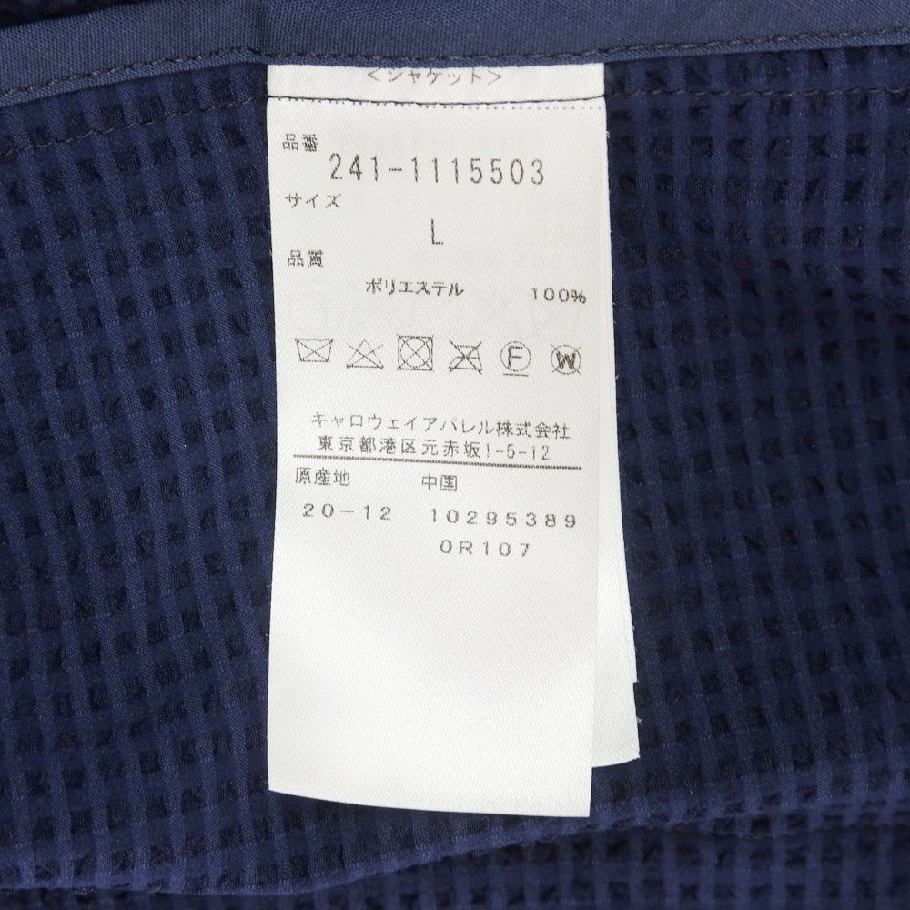 [Used] Callaway Stretch Polyester Casual Jacket Navy [L] [Condition Rank C] [Men&