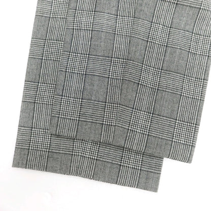 【中古】インコテックス スローウェア INCOTEX SLOWEAR ウール グレンチェック ドレススラックスパンツ ブラックxホワイト【 50 】【 状態ランクB 】【 メンズ 】