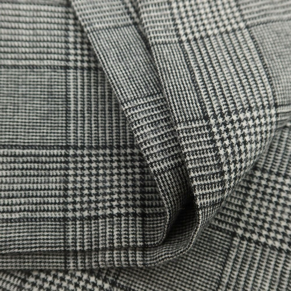 【中古】インコテックス スローウェア INCOTEX SLOWEAR ウール グレンチェック ドレススラックスパンツ ブラックxホワイト【 50 】【 状態ランクB 】【 メンズ 】