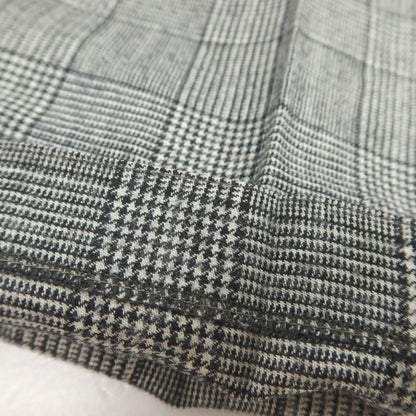 【中古】インコテックス スローウェア INCOTEX SLOWEAR ウール グレンチェック ドレススラックスパンツ ブラックxホワイト【 50 】【 状態ランクB 】【 メンズ 】