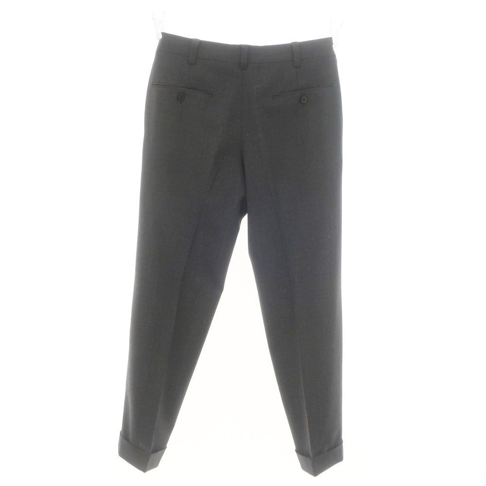 【中古】イガラシトラウザーズ 五十嵐 IGARASHI TROUSERS ウール ドレススラックスパンツ グレー【 表記なし(M位) 】【 状態ランクA 】【 メンズ 】