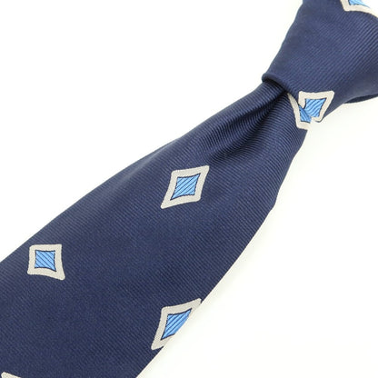 【中古】ジエレ GIERRE シルク 小紋柄ネクタイ ネイビーxブルー【 状態ランクB 】【 メンズ 】