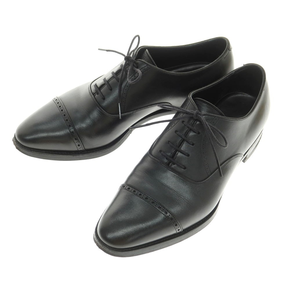 [Used] RENDO Quarter Brogue Dress Shoes Black [7.5] [Condition Rank C] [Men&