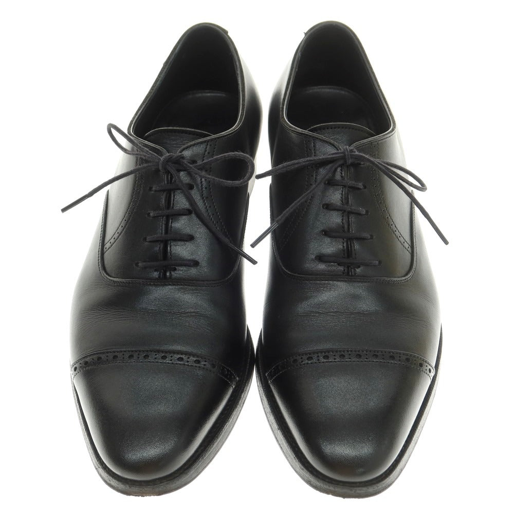 [Used] RENDO Quarter Brogue Dress Shoes Black [7.5] [Condition Rank C] [Men&