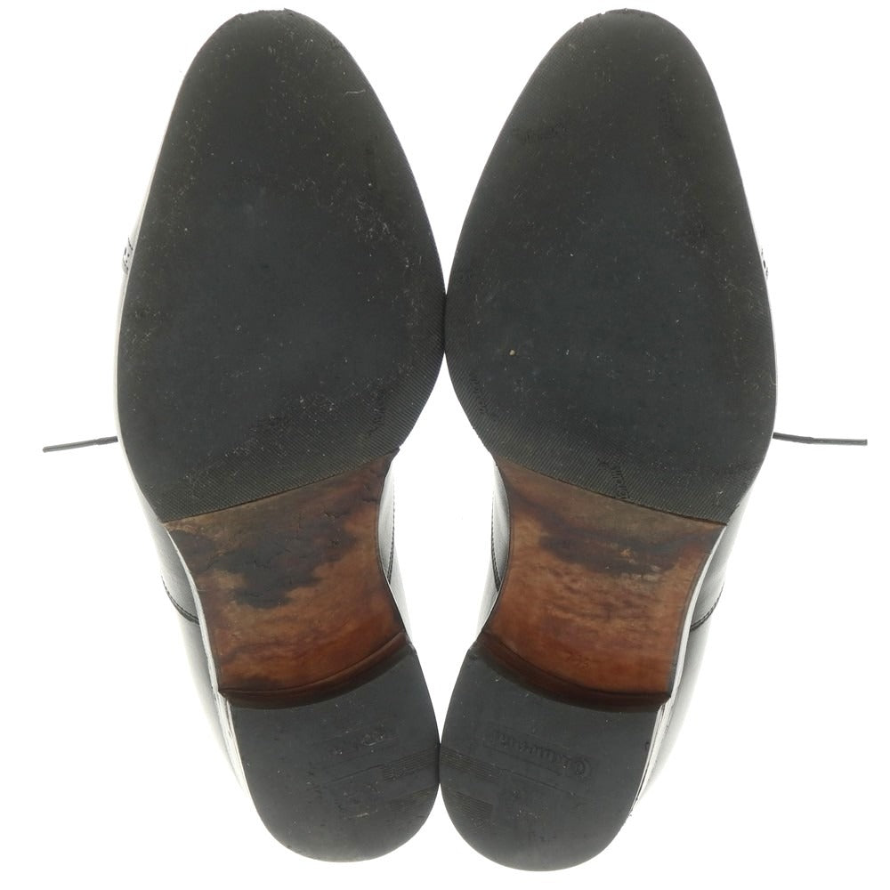 [Used] RENDO Quarter Brogue Dress Shoes Black [7.5] [Condition Rank C] [Men&